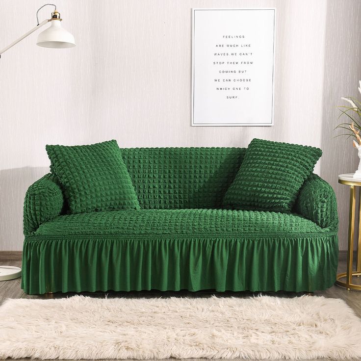 Persian Bubble Sofa Cover - Green