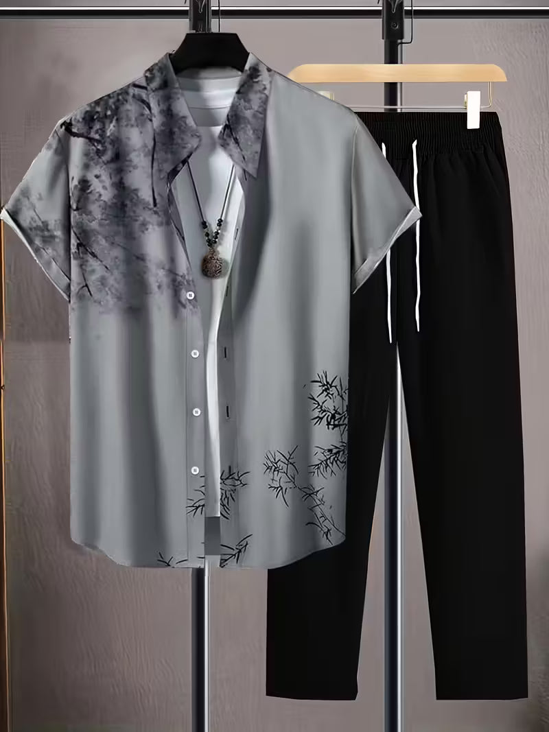 Men's Chinese Style Suit - Mixed 2