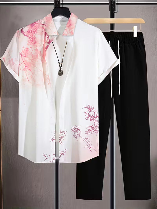 Men's Chinese Style Suit - Mixed 4