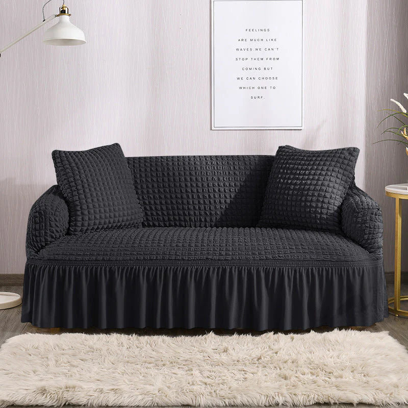 Persian  Bubble Sofa Cover - Black