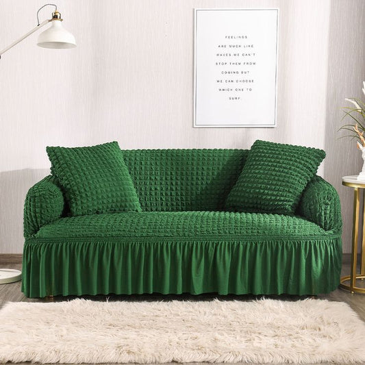 Persian  Bubble Sofa Cover - Green